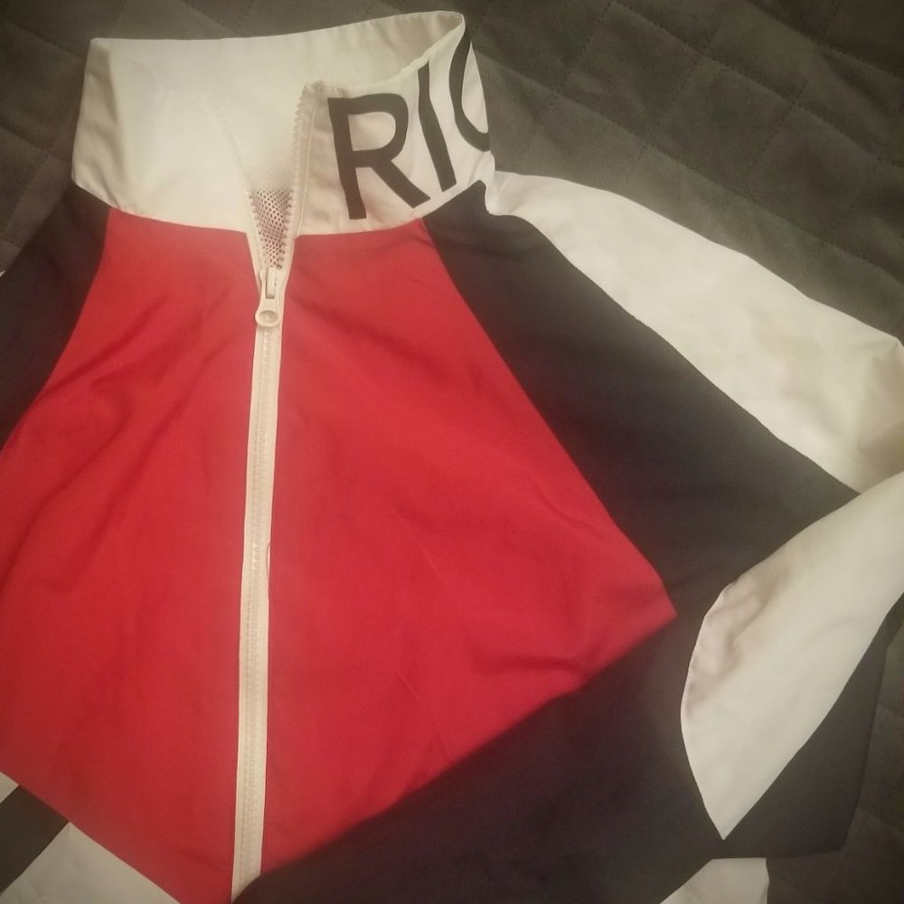 Beach Riot Small Lightweight Jacket Red, White , … - image 5